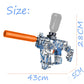 UZI Gun Toy Electric Blaster Pistol Shooting Sport AUG P90 Outdoor High Speed Rechargeable Interative Game For Boy Adult Gift