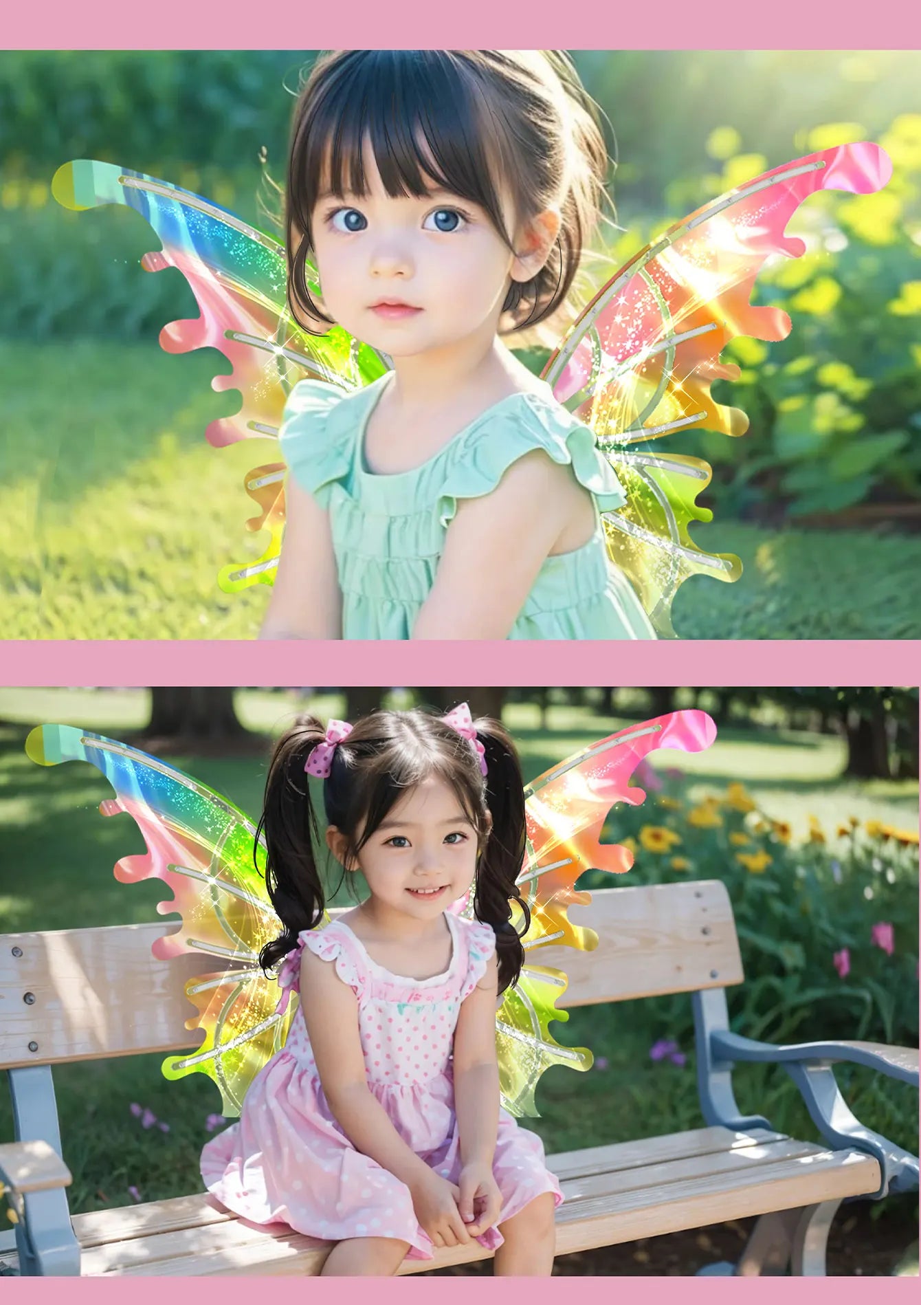 Luminous butterfly Electric Wings Music Fairy Wings angel Props Gift