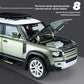 Large 1/18 Scale Defender 110 Off-road Vehicle Model Metal Die-Cast Body for Adult Collectors Halloween Gift for Boys