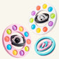 Bubble Wheel Fidget Spinner Flip 3D Adult Manual Rotation and Pressing Bubble Stress Relieving Toy Children's Sensory Gyroscope