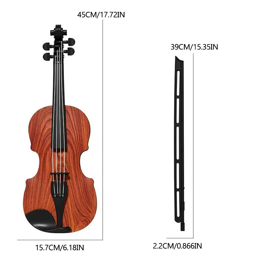Simulated Violin Toy Tune Ornament Music Performance Prop Iittle Montessori Early Education Girl Toy Kids Birthday Gift