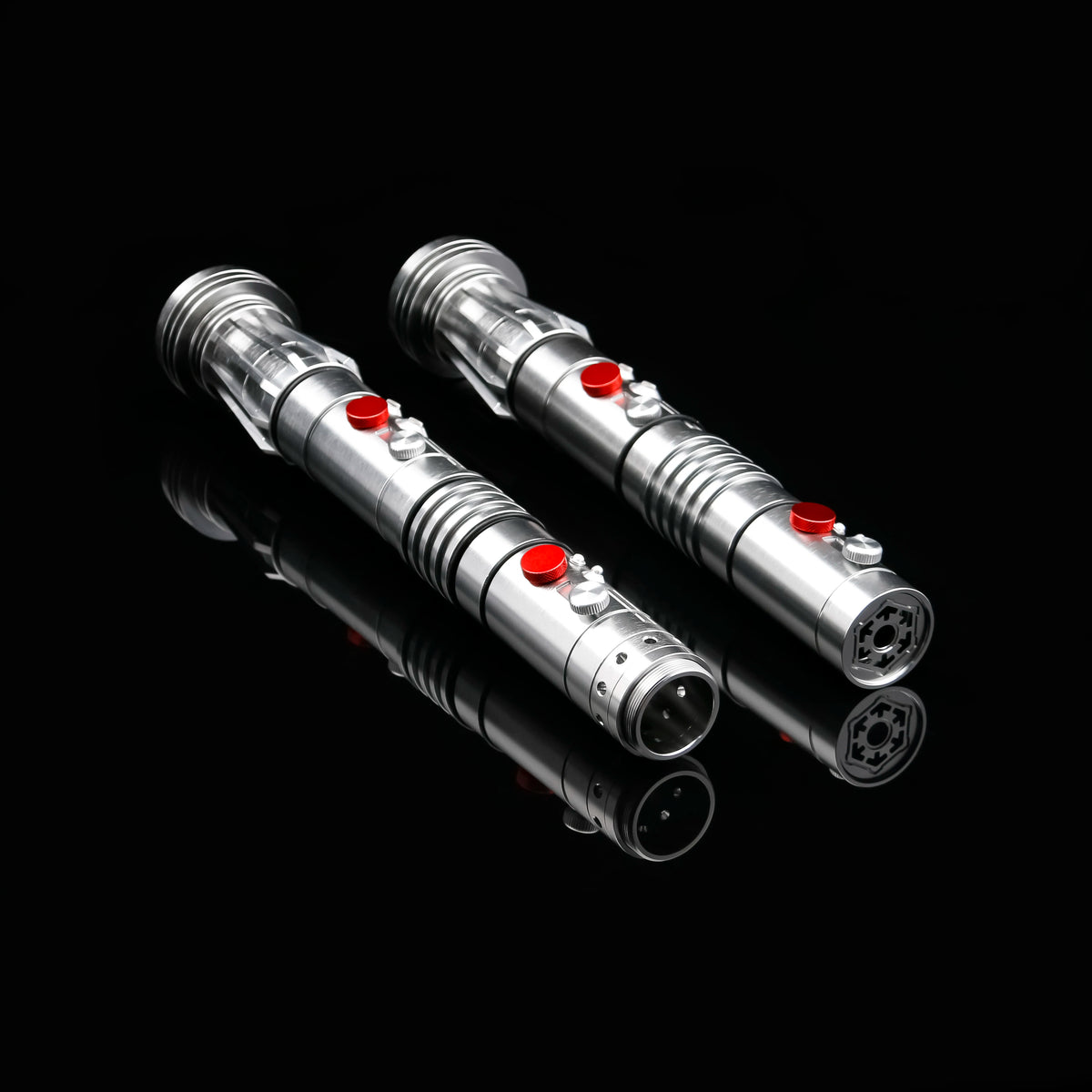 Darth Maul SNV4 2pcs Handle+Blade JEDI 27sound Double Lightsaber Toys Metal Hilt Light Smooth Swing Proffie TXQSABER