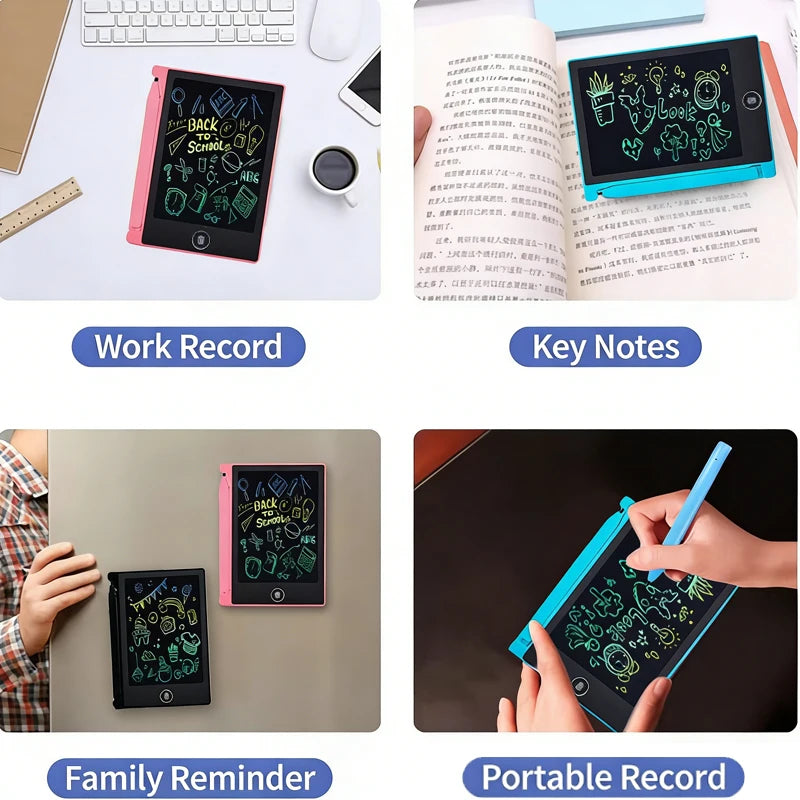 4.5 Inch LCD Writing Tablet Portable Digital Notepad Lightweight Pocket Design Ideal for Creative Sketching Drafting Office Gift