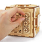 3D Wooden Puzzle DIY Locker Puzzle Box with Combination Model Kit for Adults and Kids to Build  Mechanical Store Your Precious