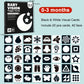 Baby Montessori Flash Cards – Black & White Visual Stimulation Toy