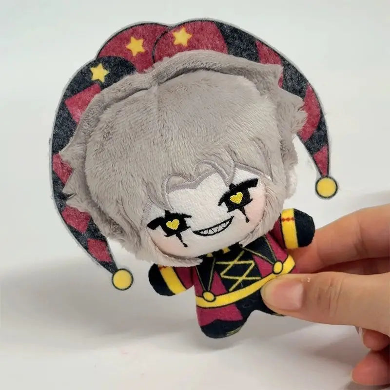 Stuffed 10cm Freak Circus Pierrot Printed Body Cotton Doll Backpack Ornament or Kids Adults Birthday Gift