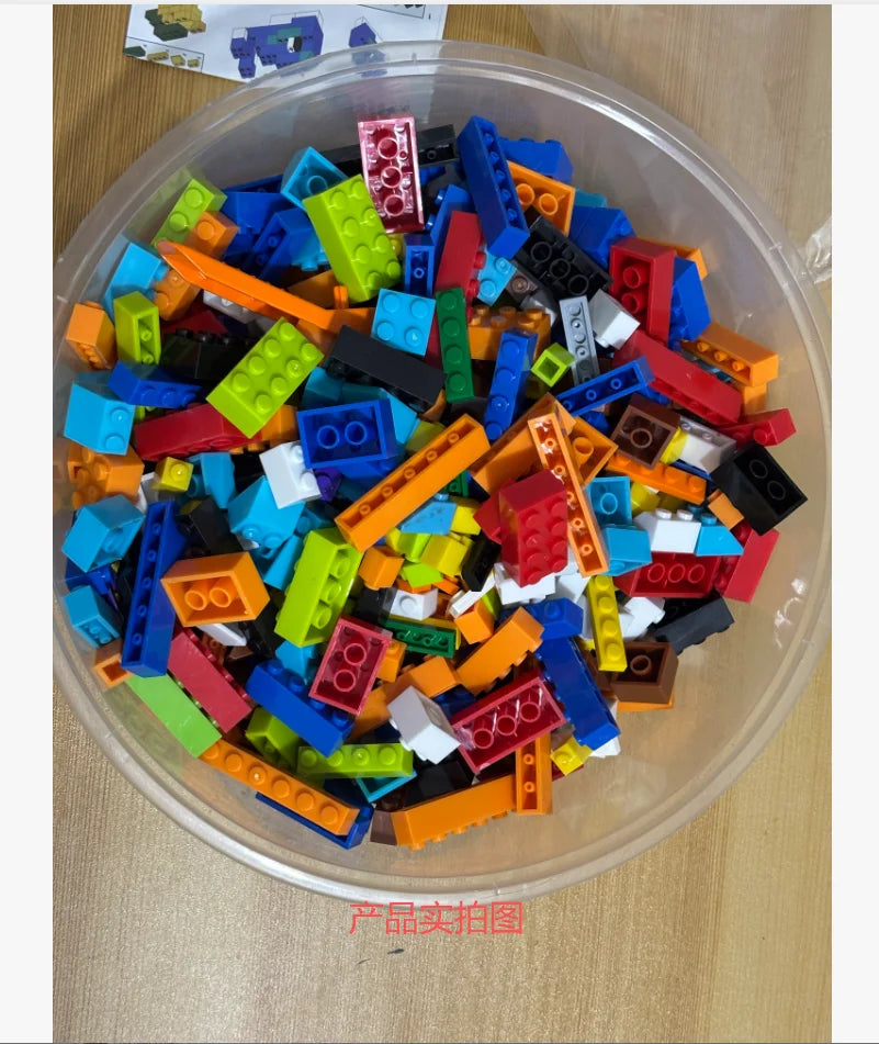 DIY creative building blocks big set city classic building blocks assemble birthday gift children's educational toys