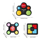 Children's Memory Game Machine LED Light Sound Effect Multi-Person Interactive Toys Training Hand-Eye Coordination Game Machine
