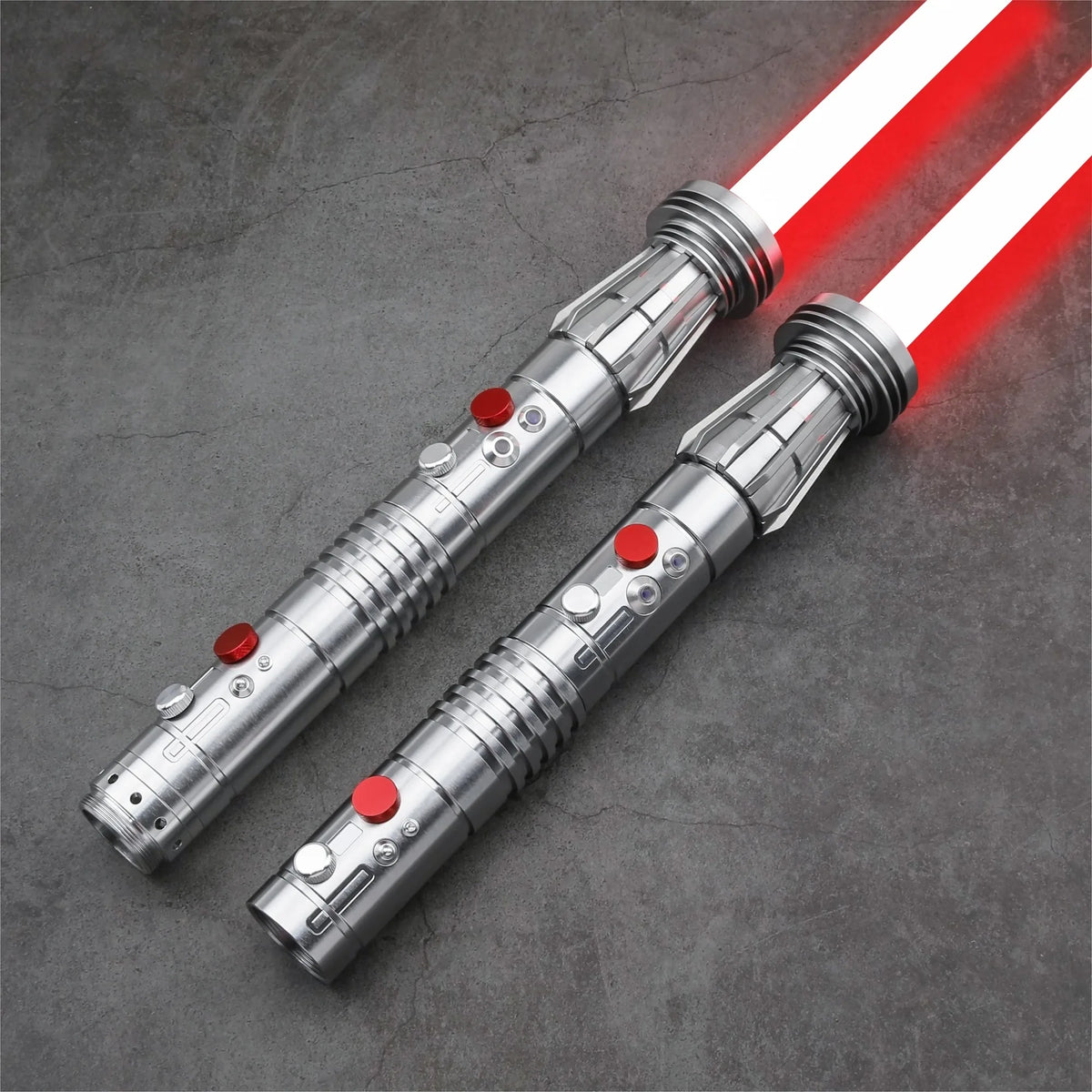 Darth Maul SNV4 2pcs Handle+Blade JEDI 27sound Double Lightsaber Toys Metal Hilt Light Smooth Swing Proffie TXQSABER