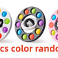Bubble Wheel Fidget Spinner Flip 3D Adult Manual Rotation and Pressing Bubble Stress Relieving Toy Children's Sensory Gyroscope