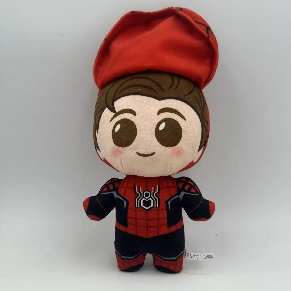 23CM Anime Avengers Spiderman Plush Toys Into the Spider-Verse Gwen Peter Parker Noir Dolls Soft Stuffed Toy For Kids Gift