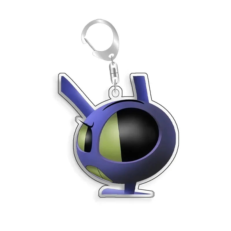 For TADC Jax Pomni Ragatha Gangle Acrylic Selfmade Cute Cartoon Anime Keychain Pendant Toy Gifts 5cm