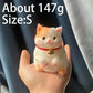 Kawaii Lucky Cat Siamese Cat Soft Slow Rising Squeeze Stress Relief Sensory Fidget Toy Plush Desktop Ornamen Anxiety Relief Toy