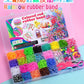 Creative Colorful Loom Bands Set Rainbow Bracelet Making Kit DIY Rubber Band Woven Bracelets Craft Toys For Girls Birthday Gifts