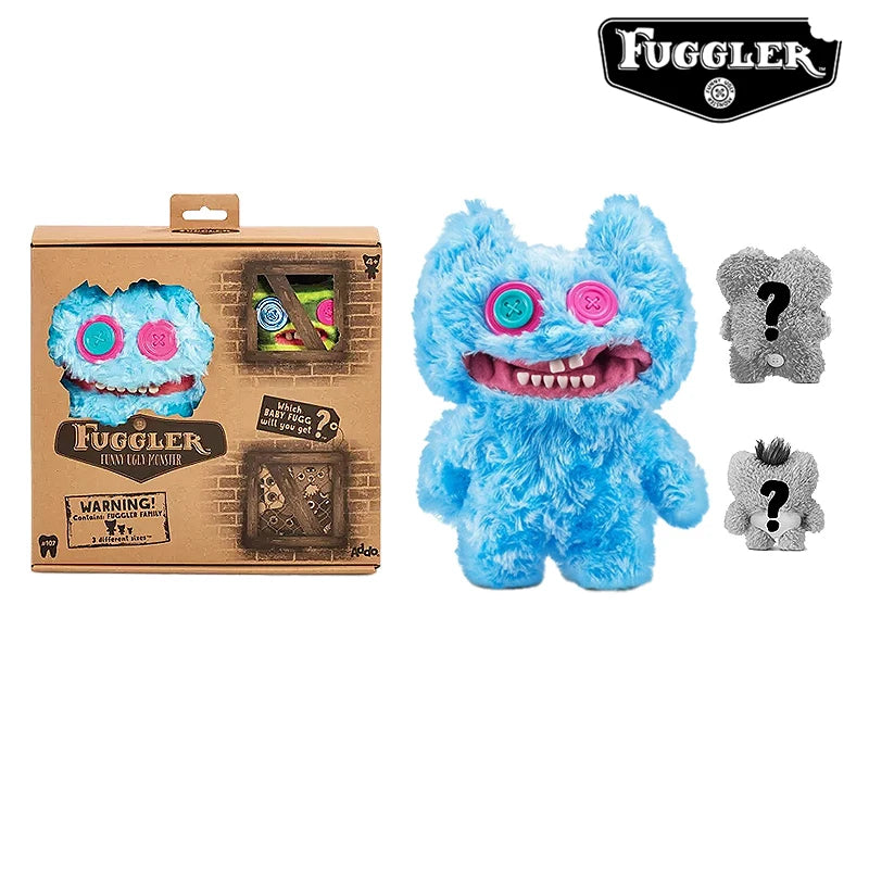 Original Fuggler Ugly Monster Plushies Toys Fuggs Teeths Stuffed Animal Funny Shark Laboratory Misfits Vacay Series Dolls 22CM