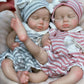 13 Inch Full Body Silicone Loulou Boy Or Girl Open Mouth Handmade Soft Touch Bebe Newborn Doll For Birthday Gifts