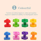 10/20pcs Set Screwing Building Blocks Creative Mosaic Puzzle Toys for Children Plastic Insert Nut Shape Boys Educational Toy