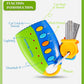 Music Cartoon Car Key Toys, Baby Kids Car Voices Pretend Play Educational Toy Grip Training Gifts for Boys and Girls