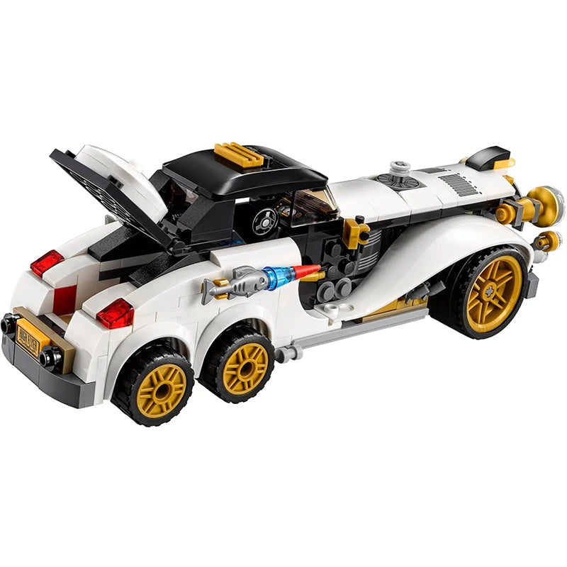 305pcs Super Heroes Series Penguin Arctic Roller Building Blocks Batmobile Bat Chariot Bricks Toys For Boys Birthday Gifts 7128