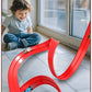 Flexible Race Track Children Toys DIY Double-track Racing Car Ramp Compatible 1/64th Cars Portable Rolls Up Boy Christmas Gift
