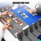 Trading Card Storage Box 5-Row 3900+ Capacity,TCG MTG Card Case with Magnetic Lid & Commander Display,Top Loader Storage for Sports Cards