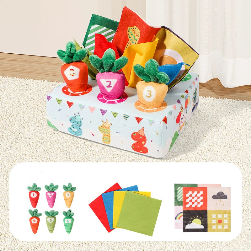 Soft Car Toy Set with Play Mat and 9pcs Vehicle for Baby Toys 12-18 Months Toddlers Car Boys and Girls Education Toys