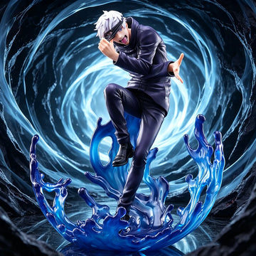 25cm/9.8in Anime Gojo Satoru Jujutsu Kaisen Anime Figurine Model Ornaments Collecting Toys Room Decoration Toy Gift