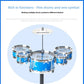 Drum Sets for Children Beginners Children's Toys Dynamic Jazz Drums for Western Percussion Instrument