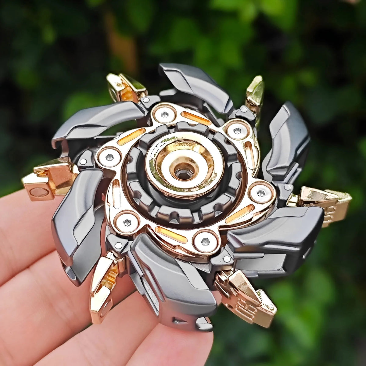 EDC Fidget Sliders Fidget Toys Stress Relief For Adults Magnetic Metal Irritable Mood Buster Open Armor Spinning TopFidget Toys