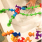 Suction Cup Toy, Soft Throw Darts Set,Building Blocks Pop Sucker Toy,Fidget Toy for Kids,Parent-child Interactive Game