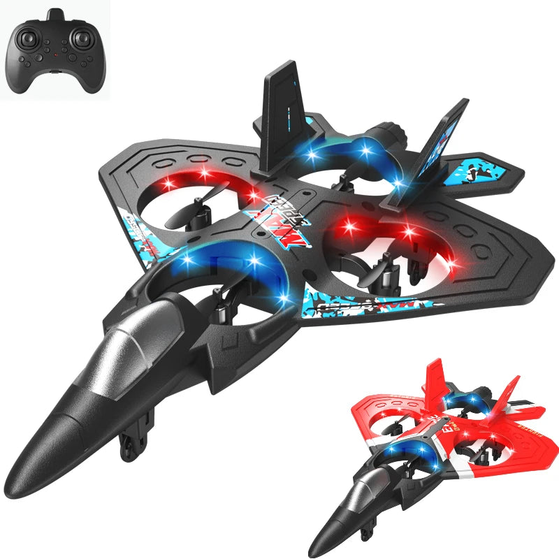 RC Aircraft EPP Foam Stunt Glider Electric Fighter Remote Control Airplane Fall Resistant Plane Toys for Boys Kids