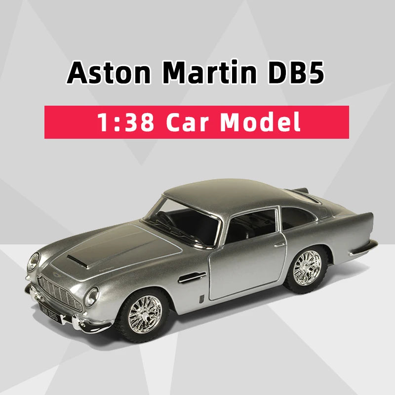 kinsmart Aston Martin DB5 Classic Car Alloy Diecast Car Model 1/38 Toy With Pull Back Male Gift Toy Collection