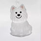 Adorable Cat Hair Storage Pendant Keychain Transparent Cat/Dog Hair Storage Container for Pet Lover DIY Pet Memorial Keychain