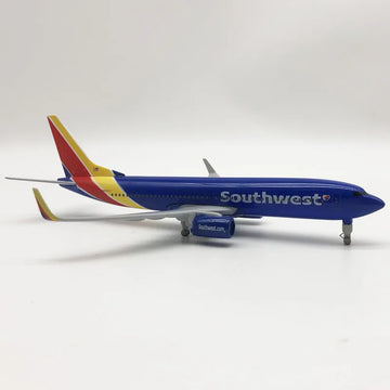 20cm Scale Toy Model Planes B737 Southwest Model Airplane Plane Alloy Diecast  Aircraft Model For Collection & Gifts