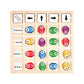 Montessori Wooden Board Game – Educational Logic & Color Toy for Kids