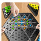 Chain Triangle Chess Triggle Rubber Band Game Toy Board Game Competitive Battle Set for Kids Friends Parent-Child Interaction