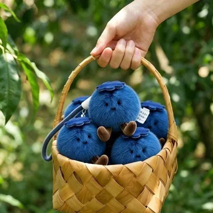 Blueberry Luck] Preventing Mold Luck Blueberry Plush Doll Doll Ornament Bag Pendant Keychain Pendant