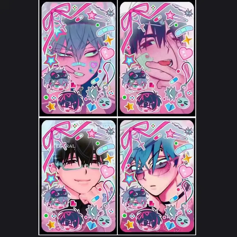 55pcs Anime Alien Stage 3inch Till Ivan Small Card Photo Cards for Girls Friends Gift DIY Postcard Bookmark Anime Accessories
