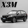 1:32 X3M 320i Toy Sports Car Model Pull Back Sound Light Doors Opened Alloy Diecast Miniature Vehicle Models Ornaments Gifts