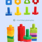 10/20pcs Set Screwing Building Blocks Creative Mosaic Puzzle Toys for Children Plastic Insert Nut Shape Boys Educational Toy