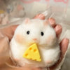 Hamster Taba Squishy Silicone Fuzzy Cute Hamster Animal Squishy Toy Mochi Toy Tabby Anti Stress Release Hand Relax Gift