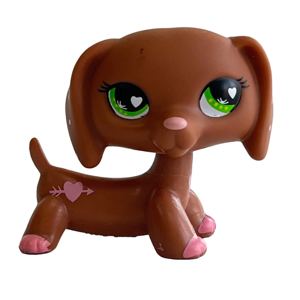 Rare pet toy Stands Short Hair Kitten Dog Dachshund Collie Spaniel Great Dane Original Bobble head toy lps