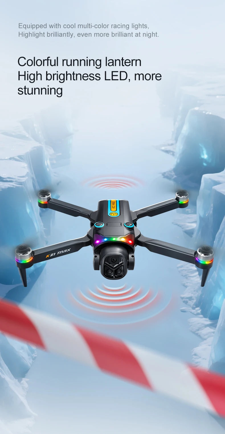 Outdoor Aerial Drone Electric Dual Camera 90° 120° Wide Angle HDR Video Gesture Photo Video Dual Camera Switch HD Large Screen RC Drone