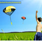 1pcs Hand Throwing Parachute Outdoor Funny Toys Game Play Toys for gift Parachute Sport with Mini Soldier Toys