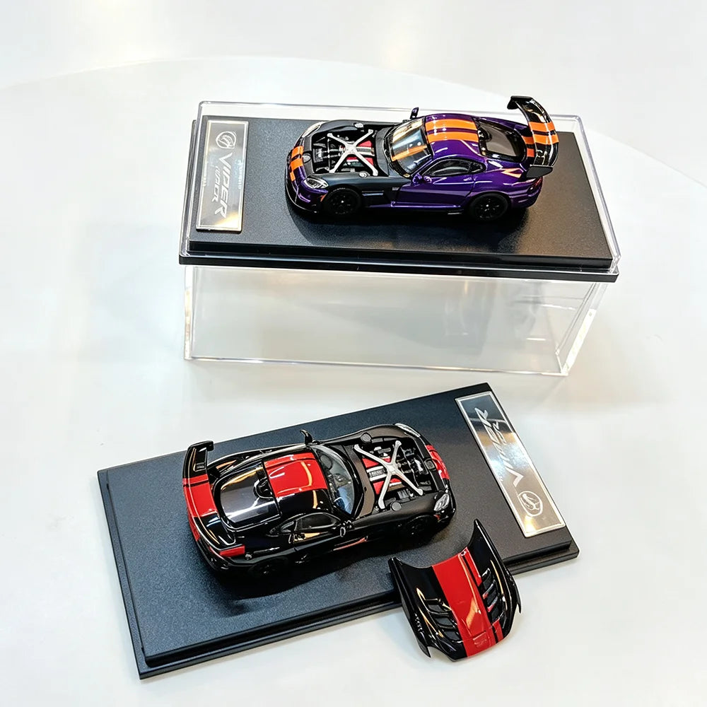 1/64 Model Car For Third Generation Viper Supercar Simulation Alloy Sports Car Model Collector Toy Luxury Vehicle For Gifts