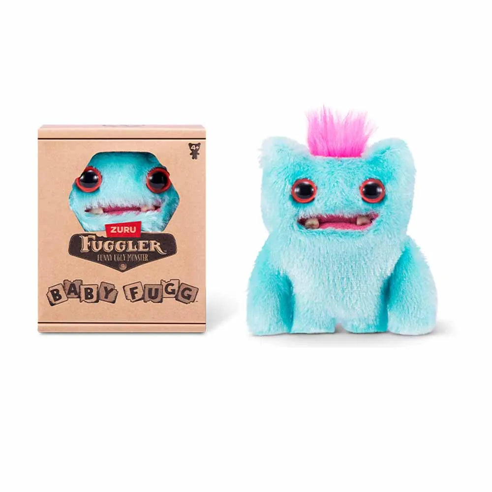 Baby Fuggler Plush Doll Fuggler Ugly Monster REEK-O Wide Eyed Weirdo Sasquoosh Soft Smalll Stuffed Toy With Box