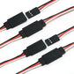 10pcs 100mm/150mm/200mm/300mm/500mm RC Servo Extension Cord Cable Wire Lead JR For Rc Helicopter Rc Drone
