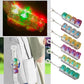 Keyboard Fidget Toys LED Crystal Keycap Keychain Stress Relief Fingertip Gadget Decompression Toys Clicker Fidget Toy