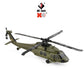 Wltoys K170 RC Helicopter UH-60L 4 Channel Remote Control Brushless Helicopters with Gyro and LED Light Durable Airplane Toy