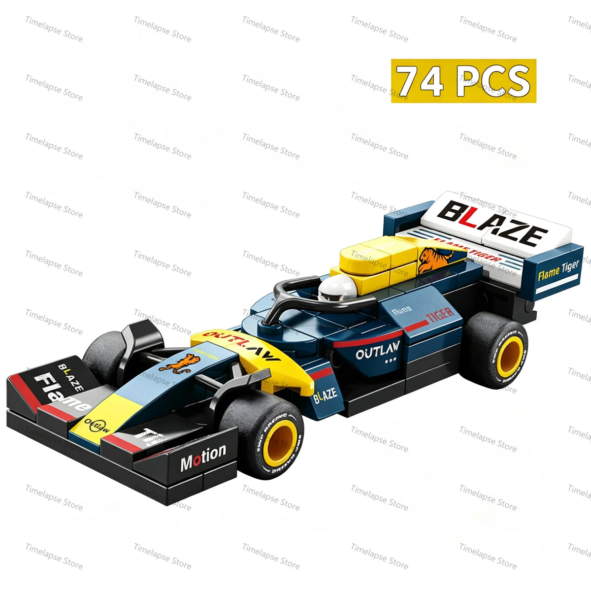 NEW DIY Four Grid Formula Racers Racing Car Pull Back Speed Vehicle Building Blocks Kit Boys Bricks Movie Model  Toy City Ideas